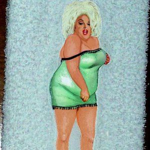 Kitchen hand towel Divine drag queen